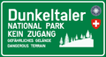 Dunkeltaler Forest's sign.